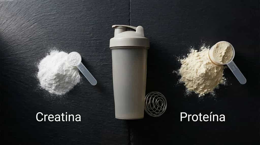 Creatina vs proteína whey: cuál conviene para tus objetivos